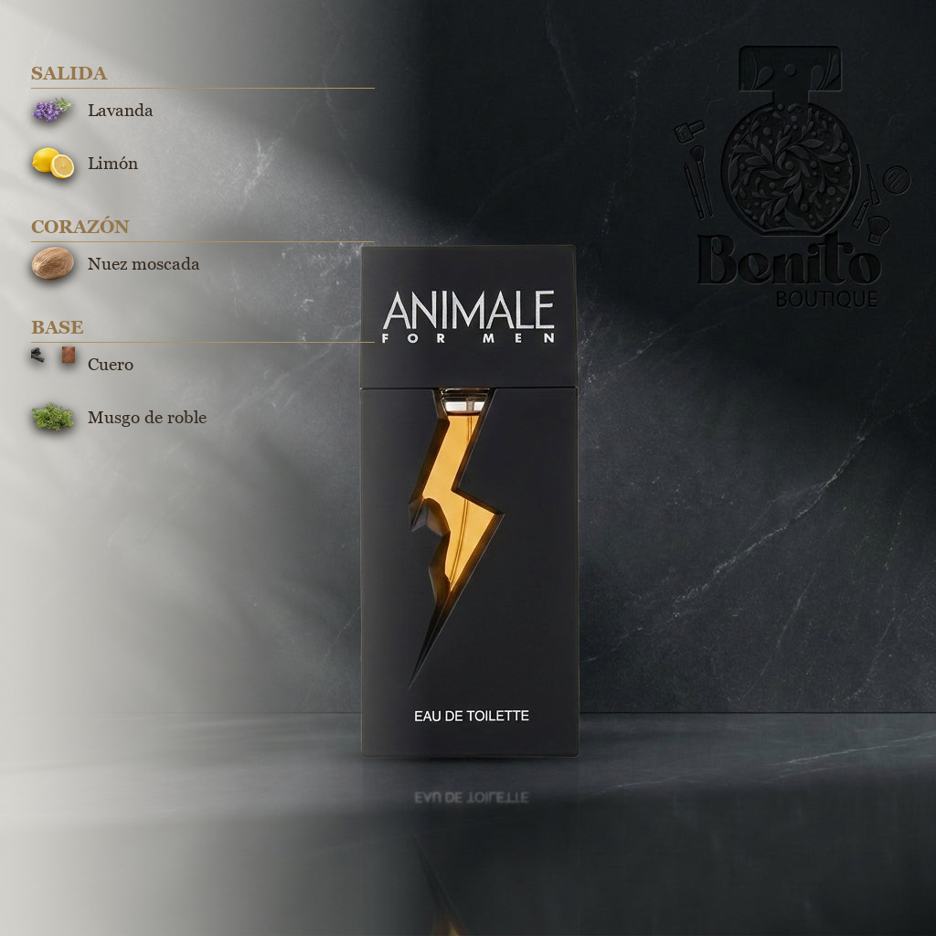 ANIMALE FOR MEN - Notas olfativas