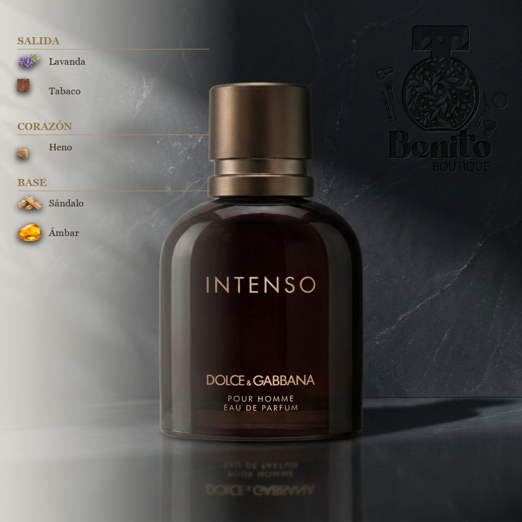 DOLCE & GABBANA POUR HOMME INTENSO EDP - Notas olfativas