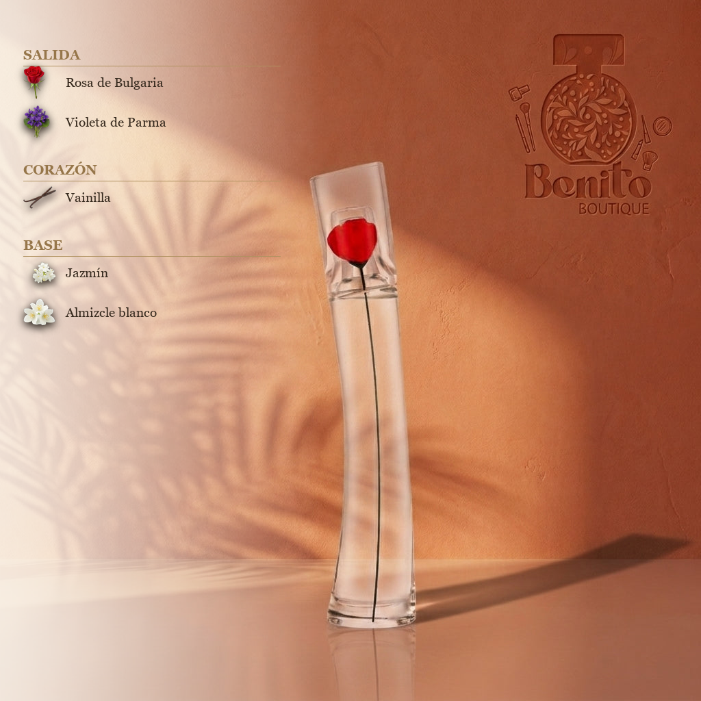 KENZO FLOWER EDT - Notas olfativas