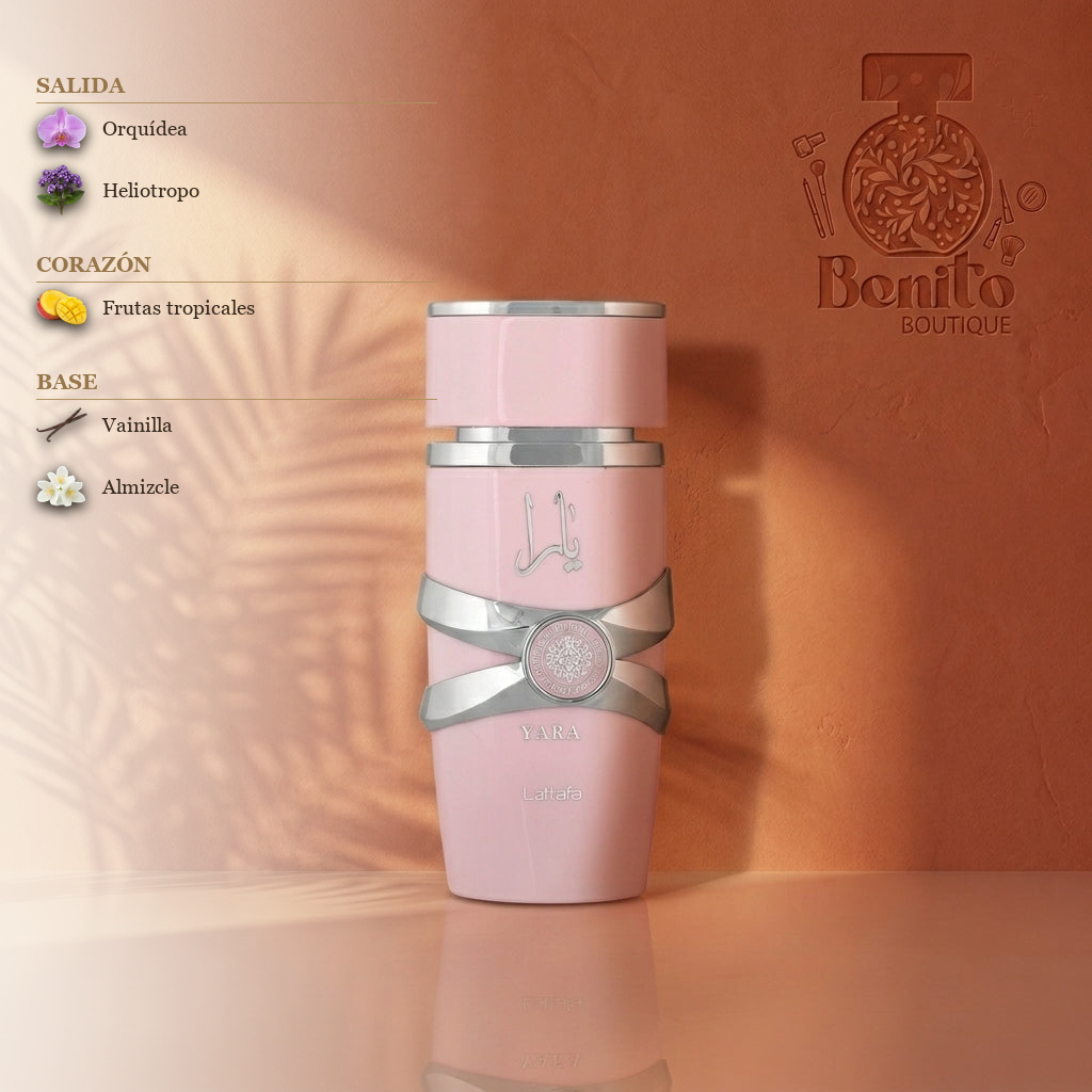 LATTAFA YARA ROSA EDP - Notas olfativas
