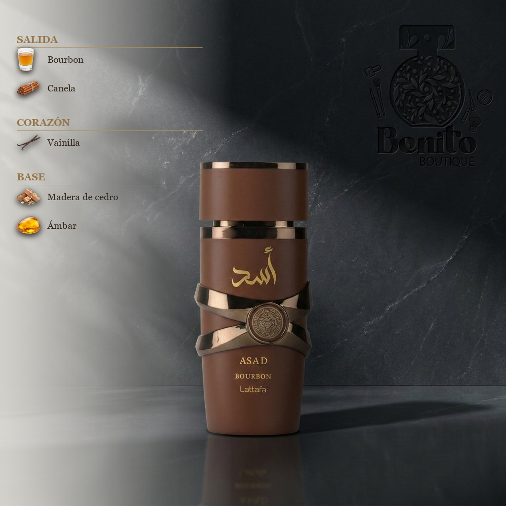 LATTAFA ASAD BOURBON EDP - Notas olfativas