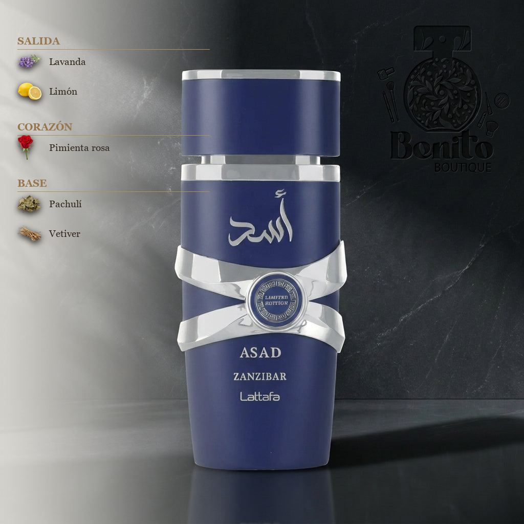 LATTAFA ASAD ZANZIBAR LIMITED EDITION EDP - Notas olfativas