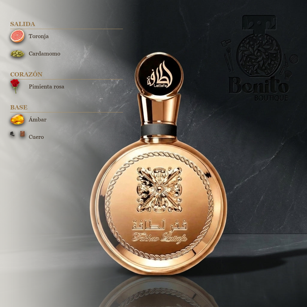LATTAFA FAKHAR EXTRAIT GOLD - Notas olfativas