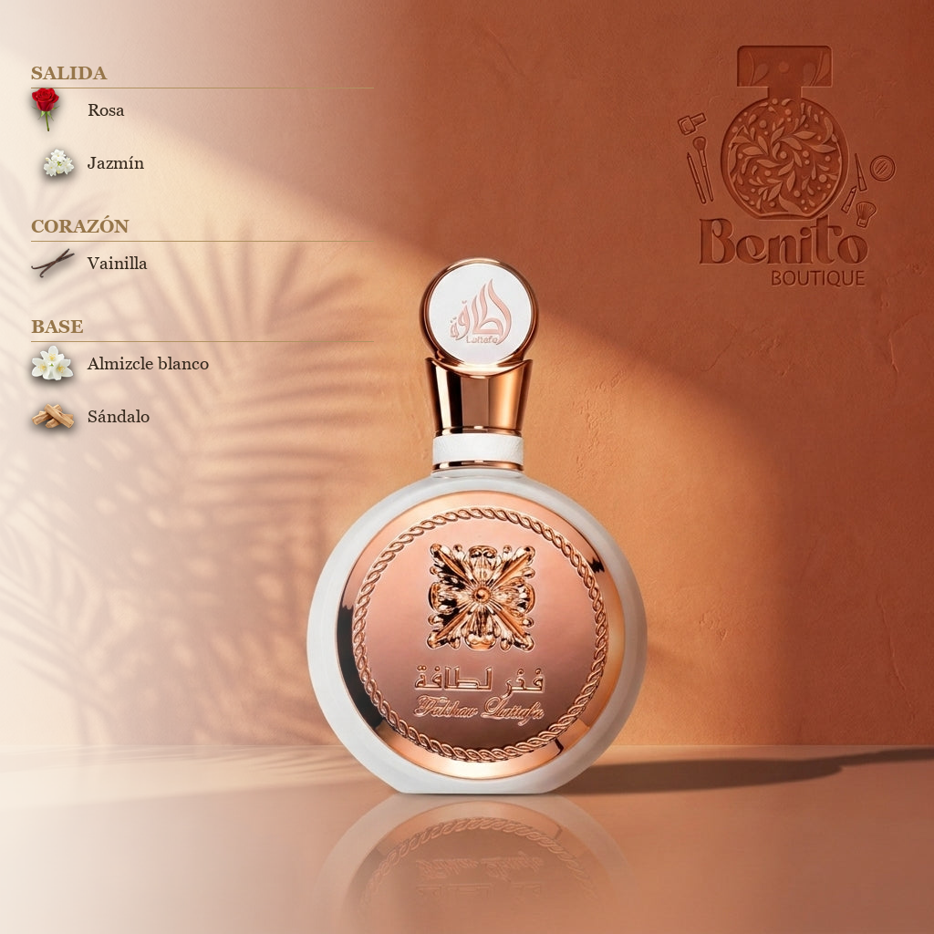 LATTAFA FAKHAR ROSE EDP - Notas olfativas