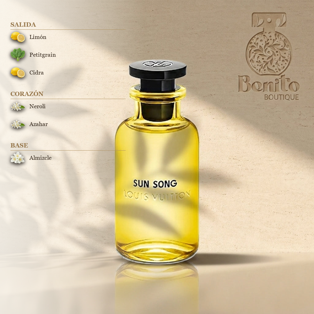Louis Vuitton Sun Song - Notas olfativas