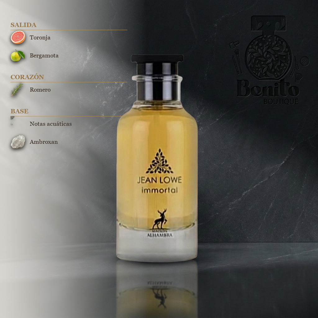 MAISON ALHAMBRA JEAN LOWE INMORTAL EDP - Notas olfativas