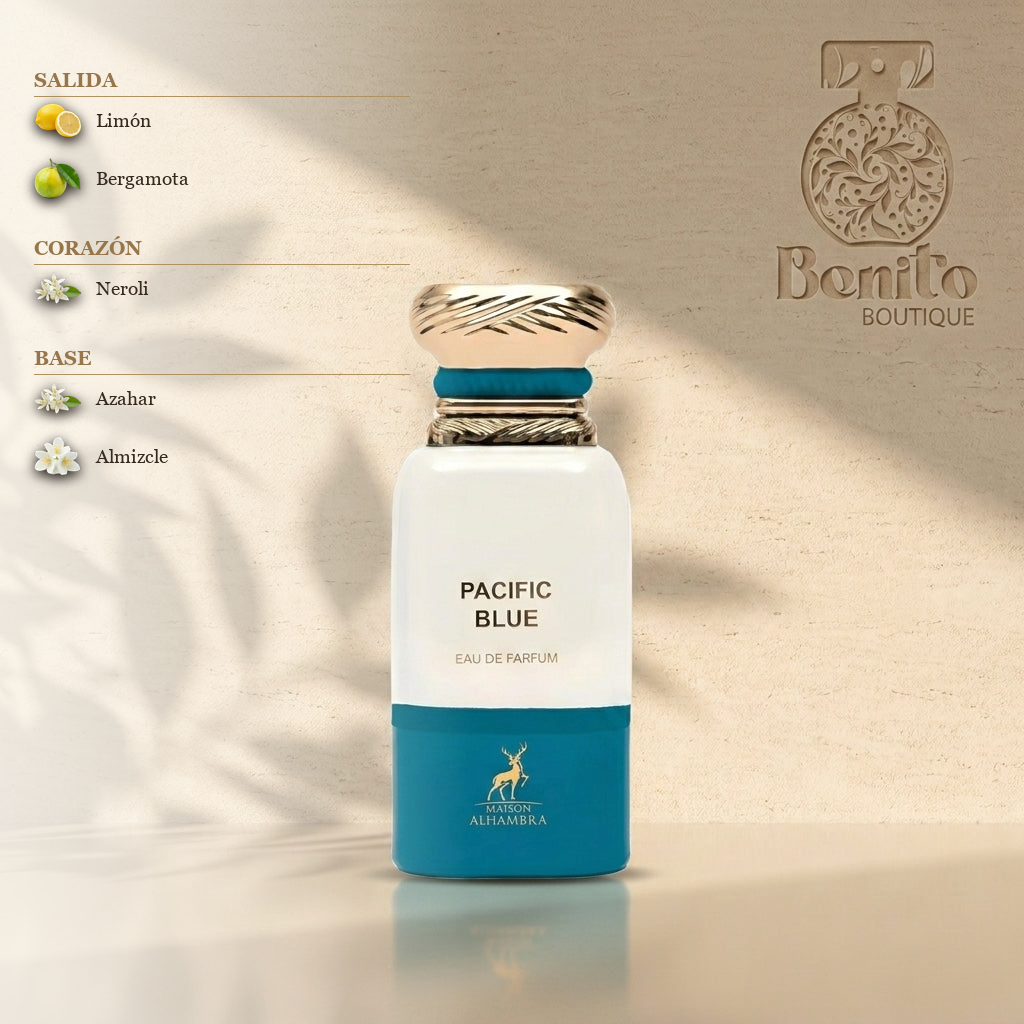 MAISON ALHAMBRA PACIFIC BLUE - Notas olfativas