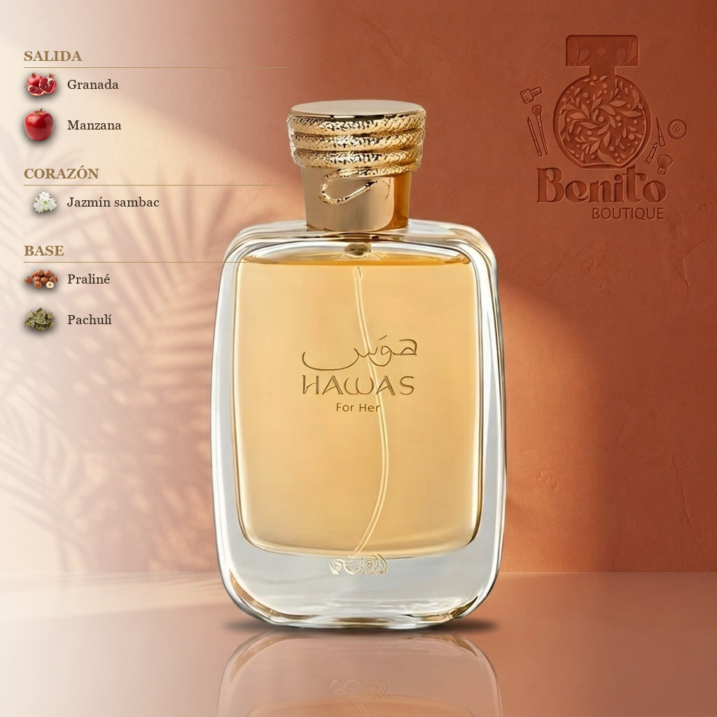 RASASI HAWAS FOR HER EDP - Notas olfativas