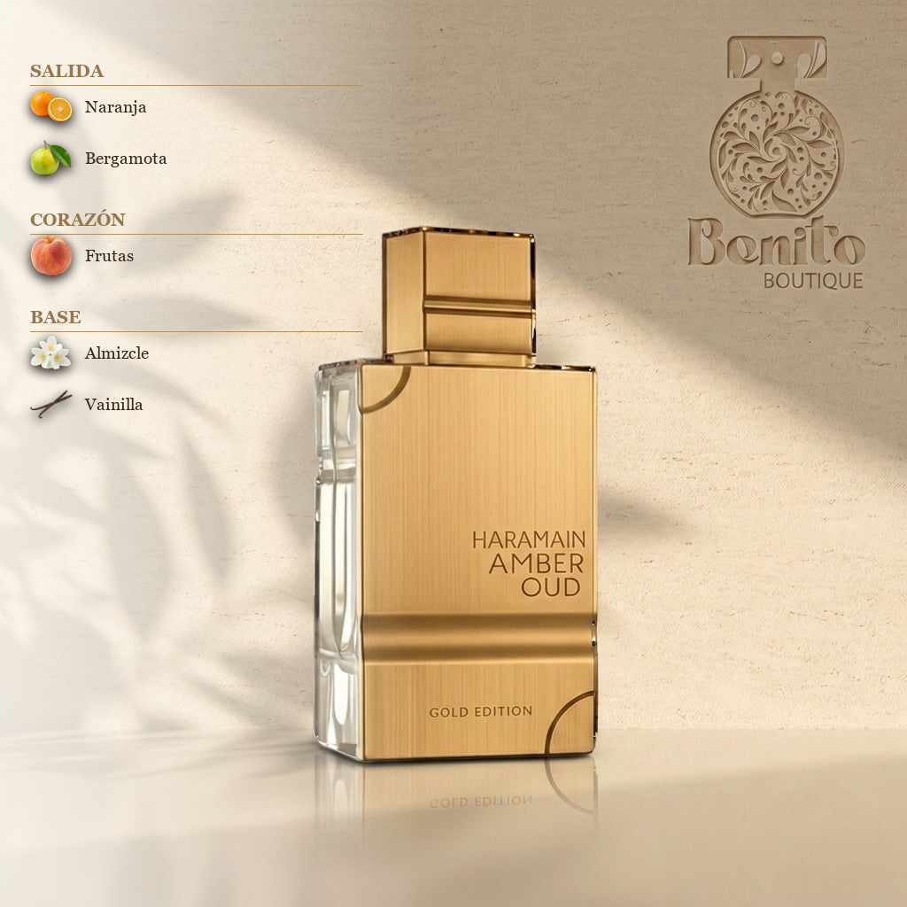 Al Haramain Amber Oud Gold - Notas olfativas