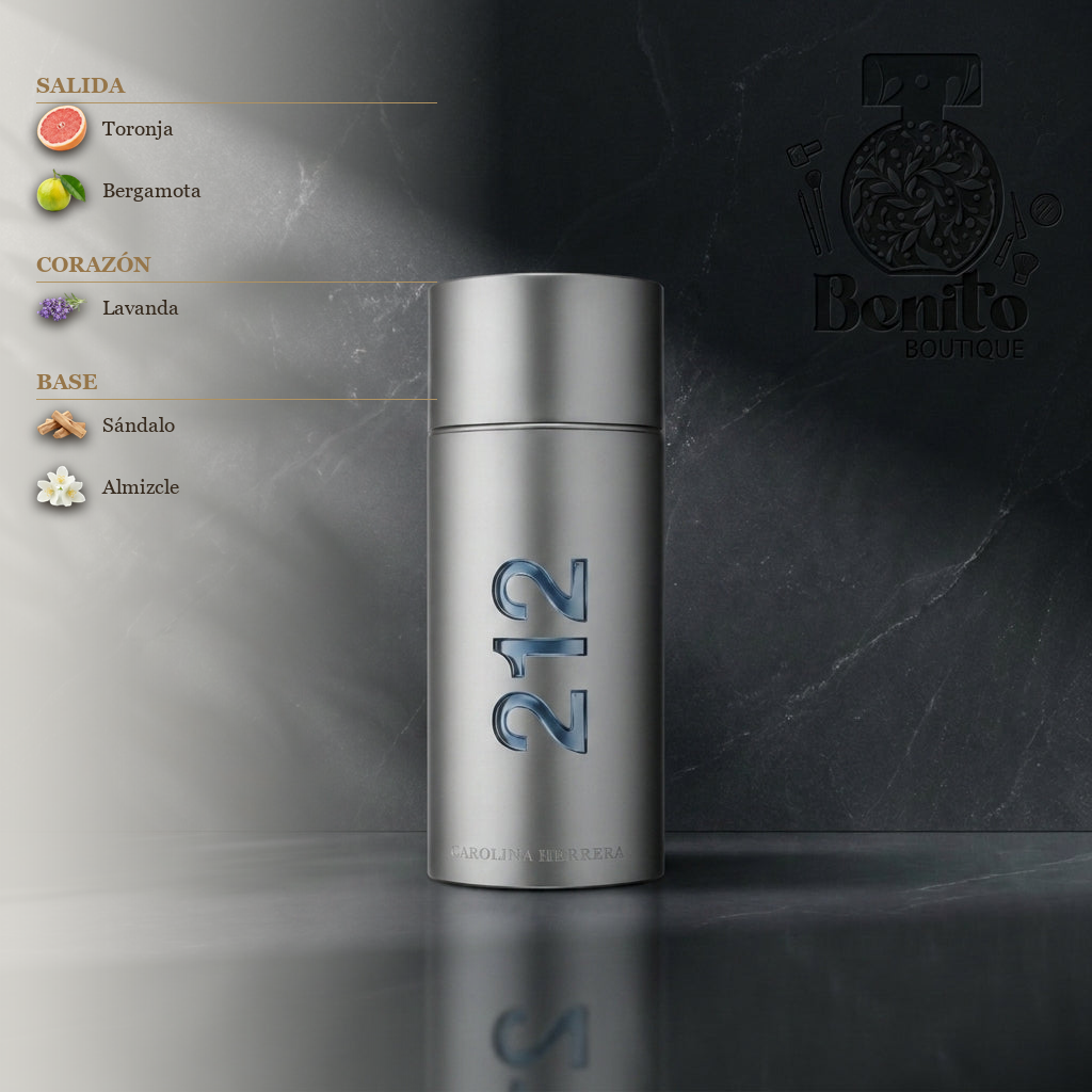 CAROLINA HERRERA 212 MEN EDT - Notas olfativas