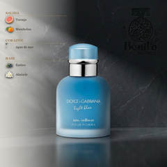 DOLCE & GABBANA LIGHT BLUE INTENSE POUR HOMME EAU INTENSE - Notas olfativas
