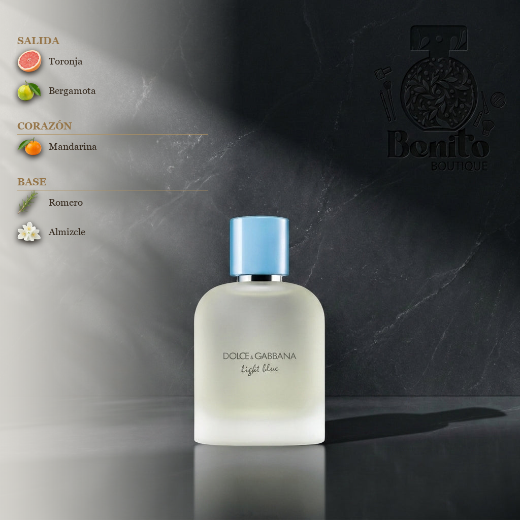 DOLCE & GABBANA LIGHT BLUE POUR HOMME - Notas olfativas