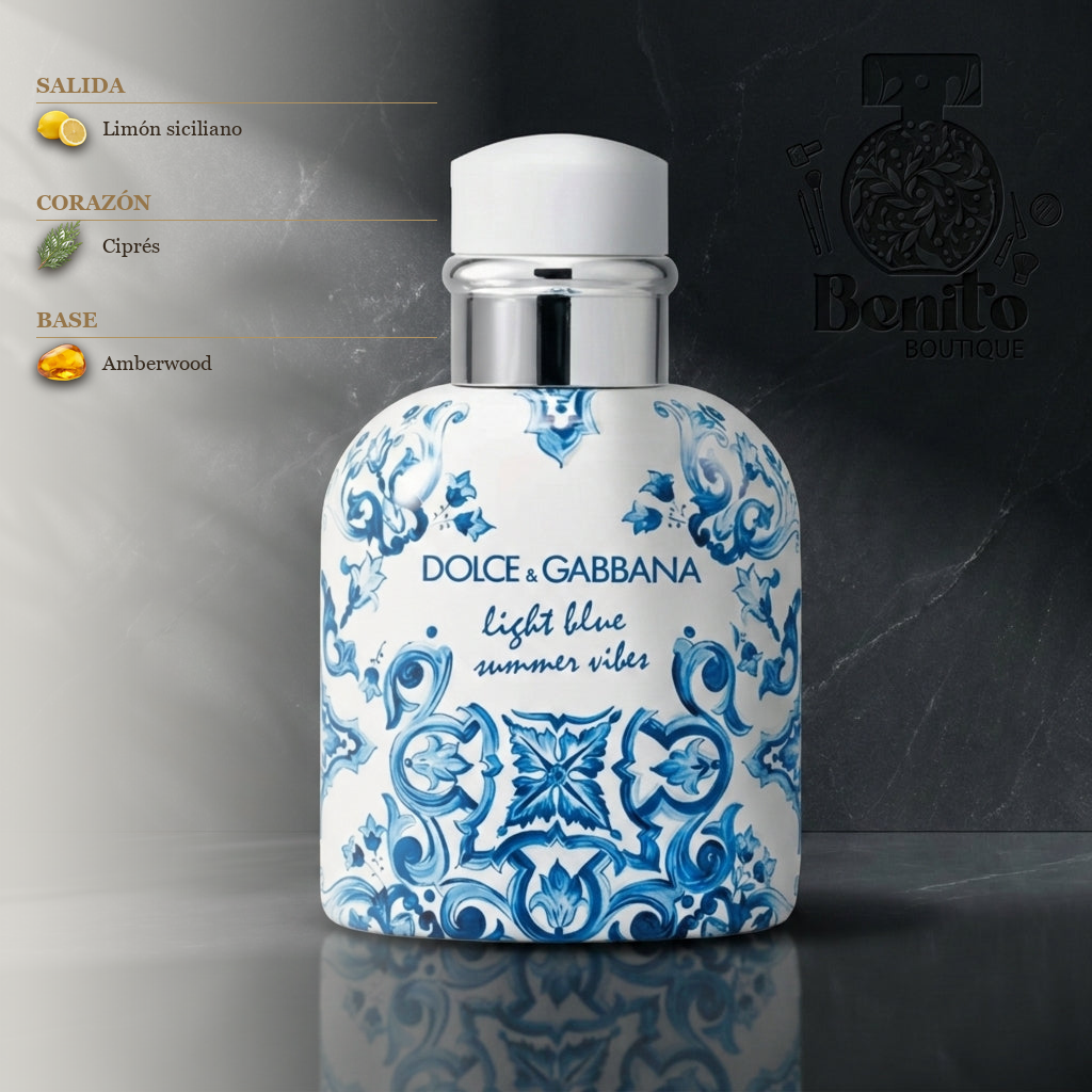 DOLCE & GABBANA LIGHT BLUE SUMMER VIBES - Notas olfativas