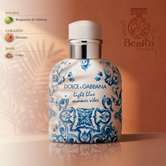 DOLCE & GABBANA LIGHT BLUE SUMMER VIBES WOMAN - Notas olfativas