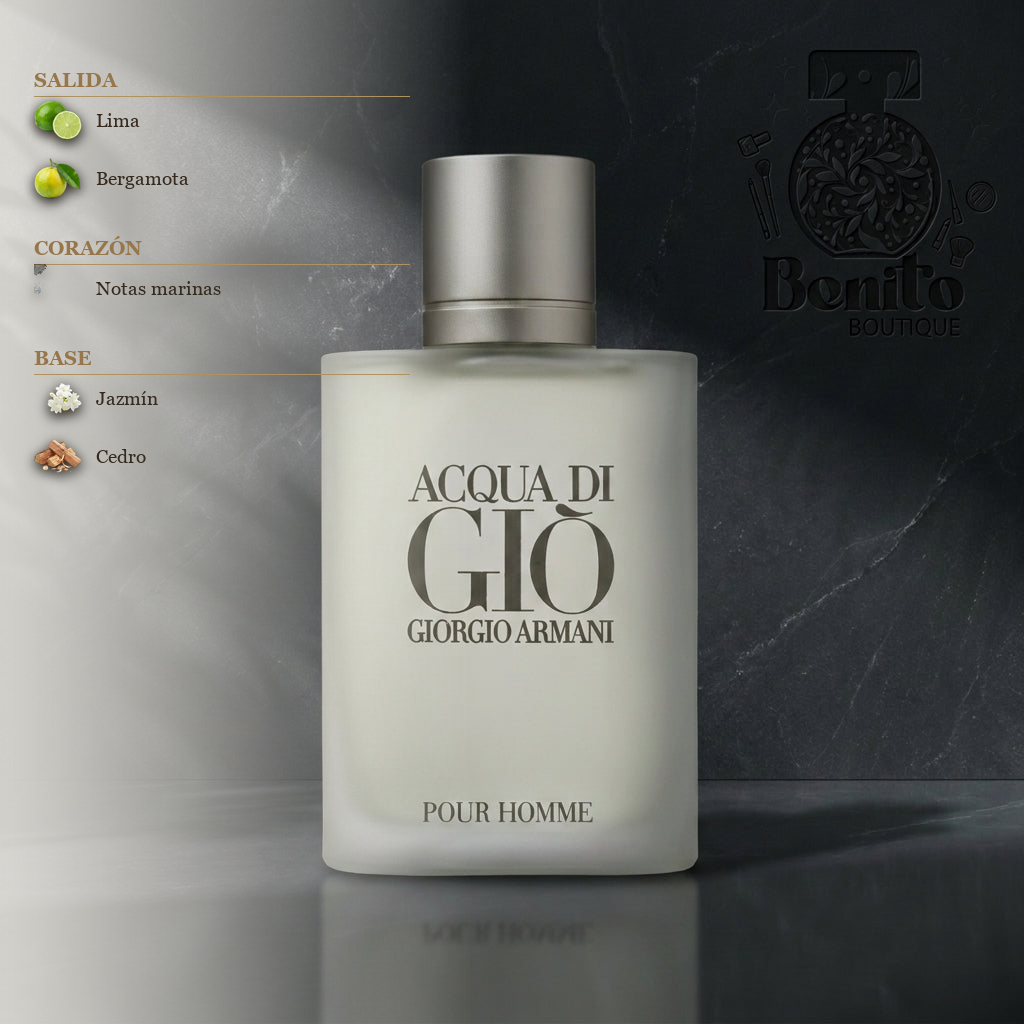 GIORGIO ARMANI ACQUA DI GIO - Notas olfativas