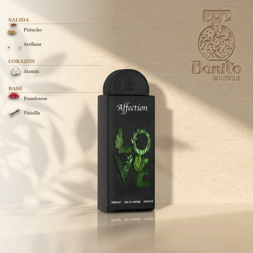 LATTAFA AFFECTION LOVE EDP - Notas olfativas