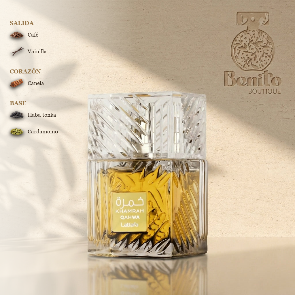 LATTAFA KHAMRAH QAHWA EDP - Notas olfativas