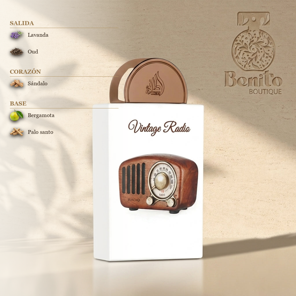 LATTAFA VINTAGE RADIO - Notas olfativas