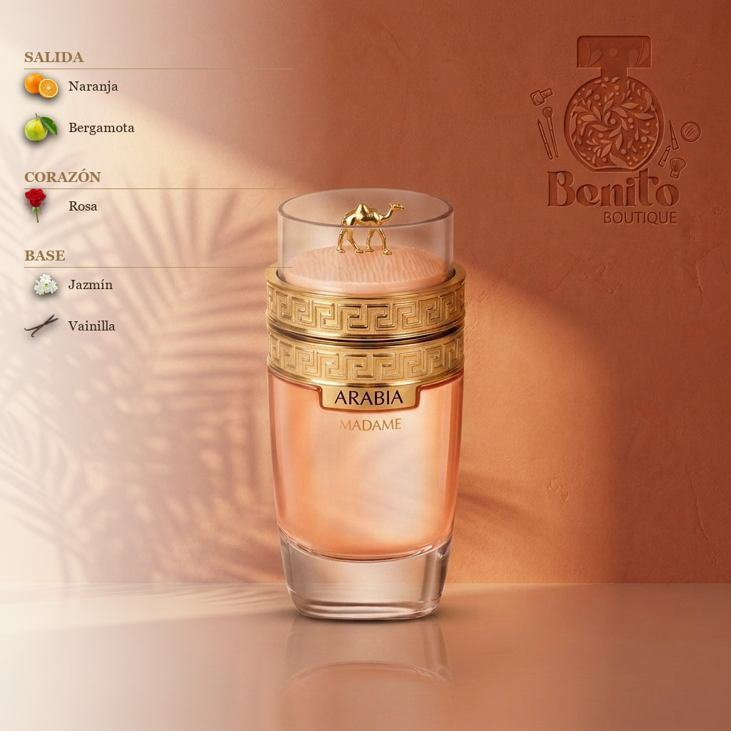 LE CHAMEAU MADAME BY ARABIA EDP - Notas olfativas