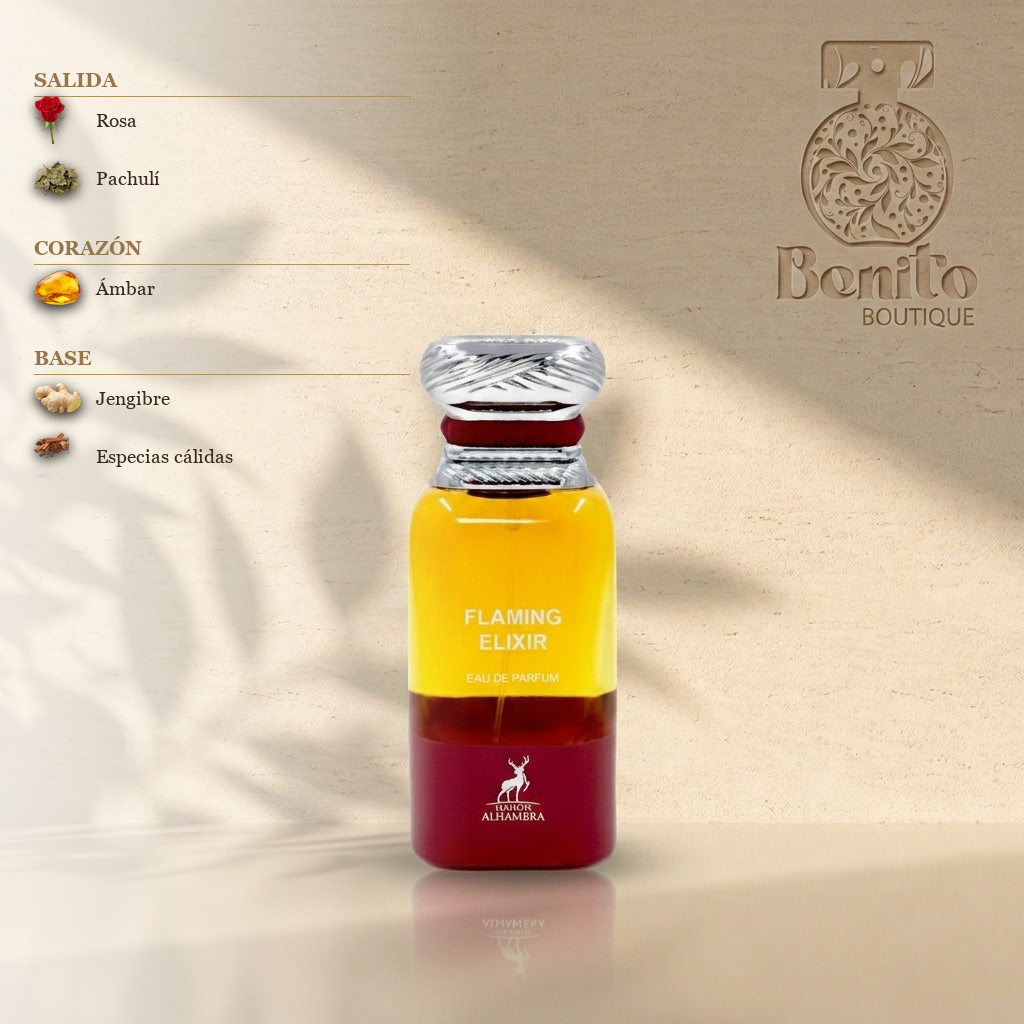 MAISON ALHAMBRA FLAMING ELIXIR - Notas olfativas