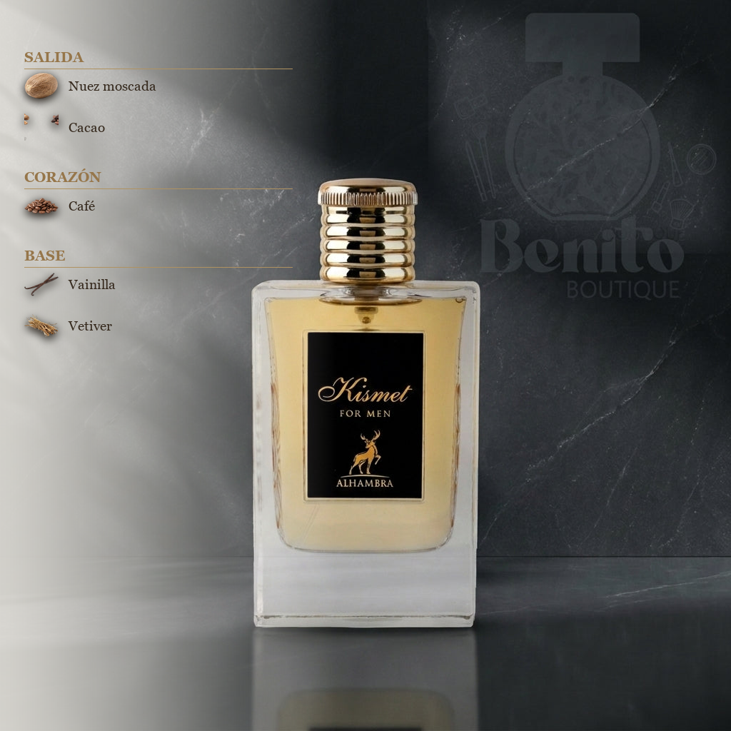 MAISON ALHAMBRA KISMET FOR MEN EDP - Notas olfativas