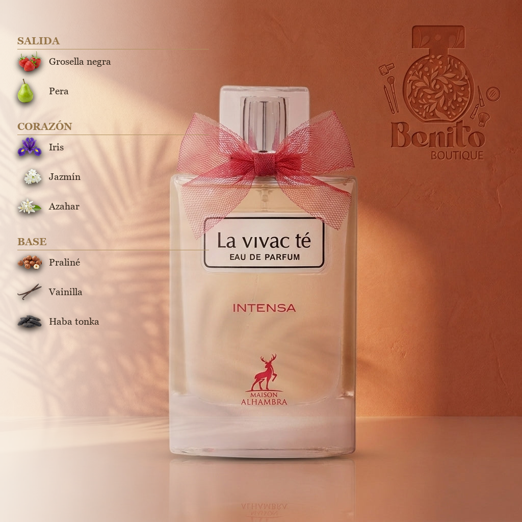 MAISON ALHAMBRA LA VIVACITE INTENSA - Notas olfativas