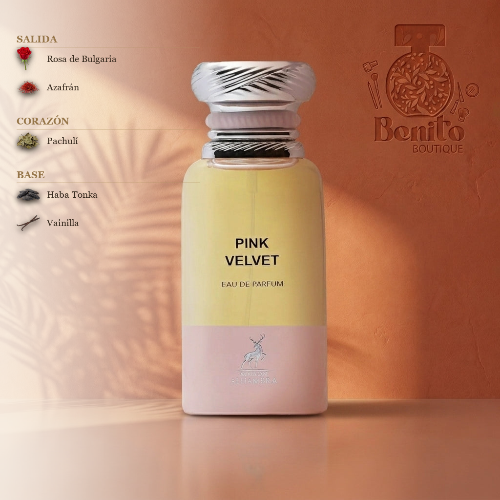 MAISON ALHAMBRA PINK VELVET EDP - Notas olfativas