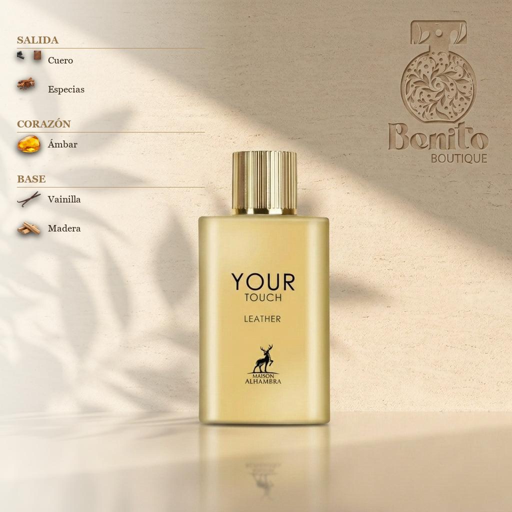 MAISON ALHAMBRA YOUR TOUCH LEATHER EDP - Notas olfativas