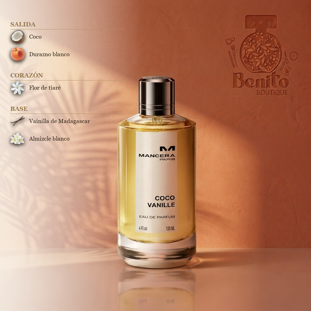 MANCERA COCO VANILLE EDP - Notas olfativas