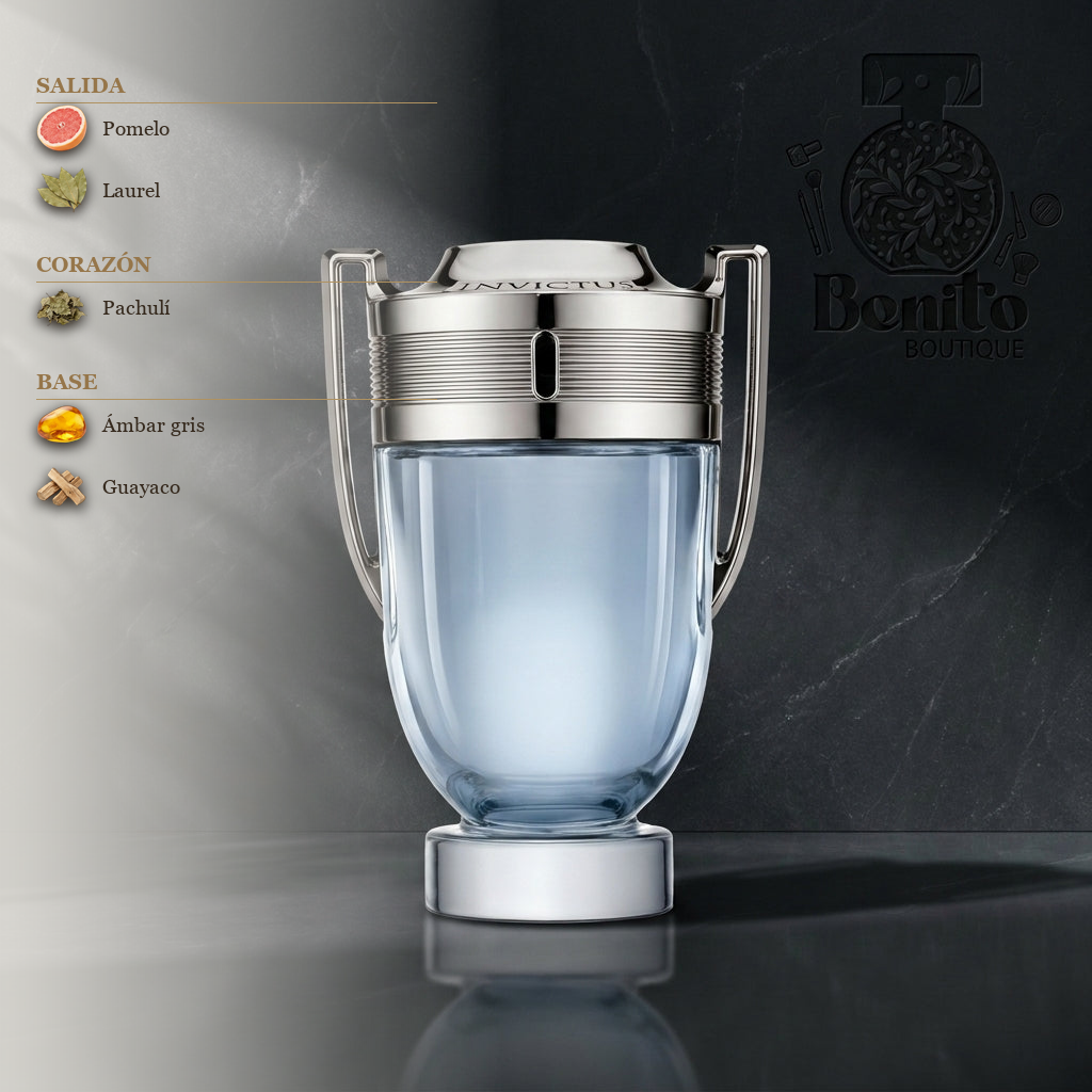 PACO RABANNE INVICTUS EDT - Notas olfativas