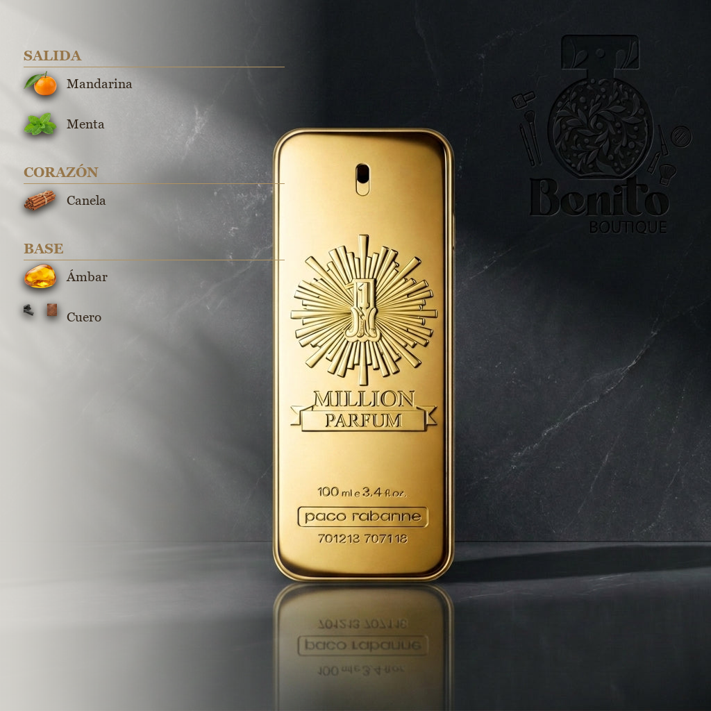 PACO RABANNE ONE MILLION EDP - Notas olfativas