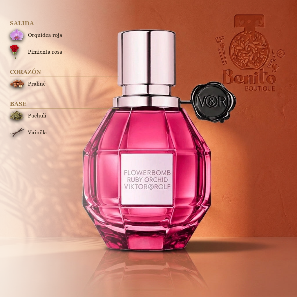 VIKTOR&ROLF FLOWERBOMB RUBY ORCHID EDP - Notas olfativas