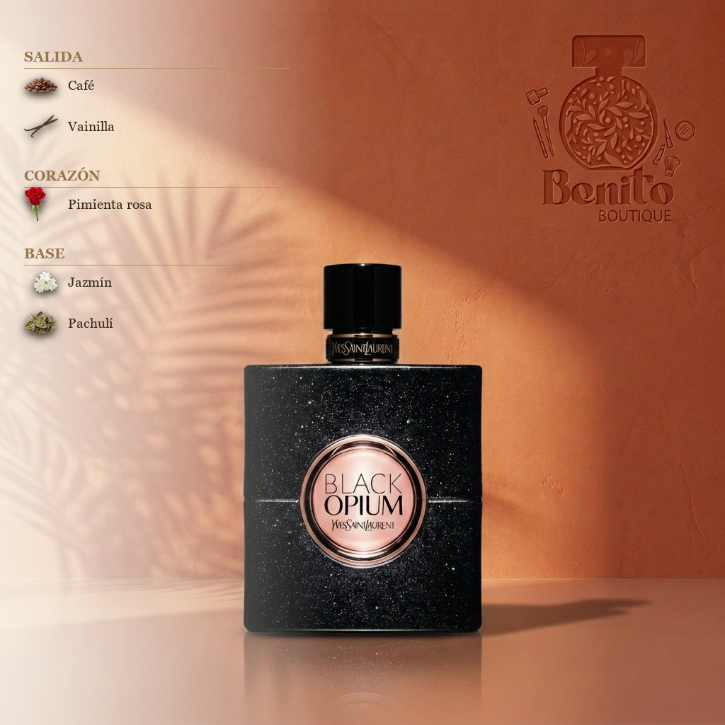 YVES SAINT LAURENT BLACK OPIUM EDP - Notas olfativas