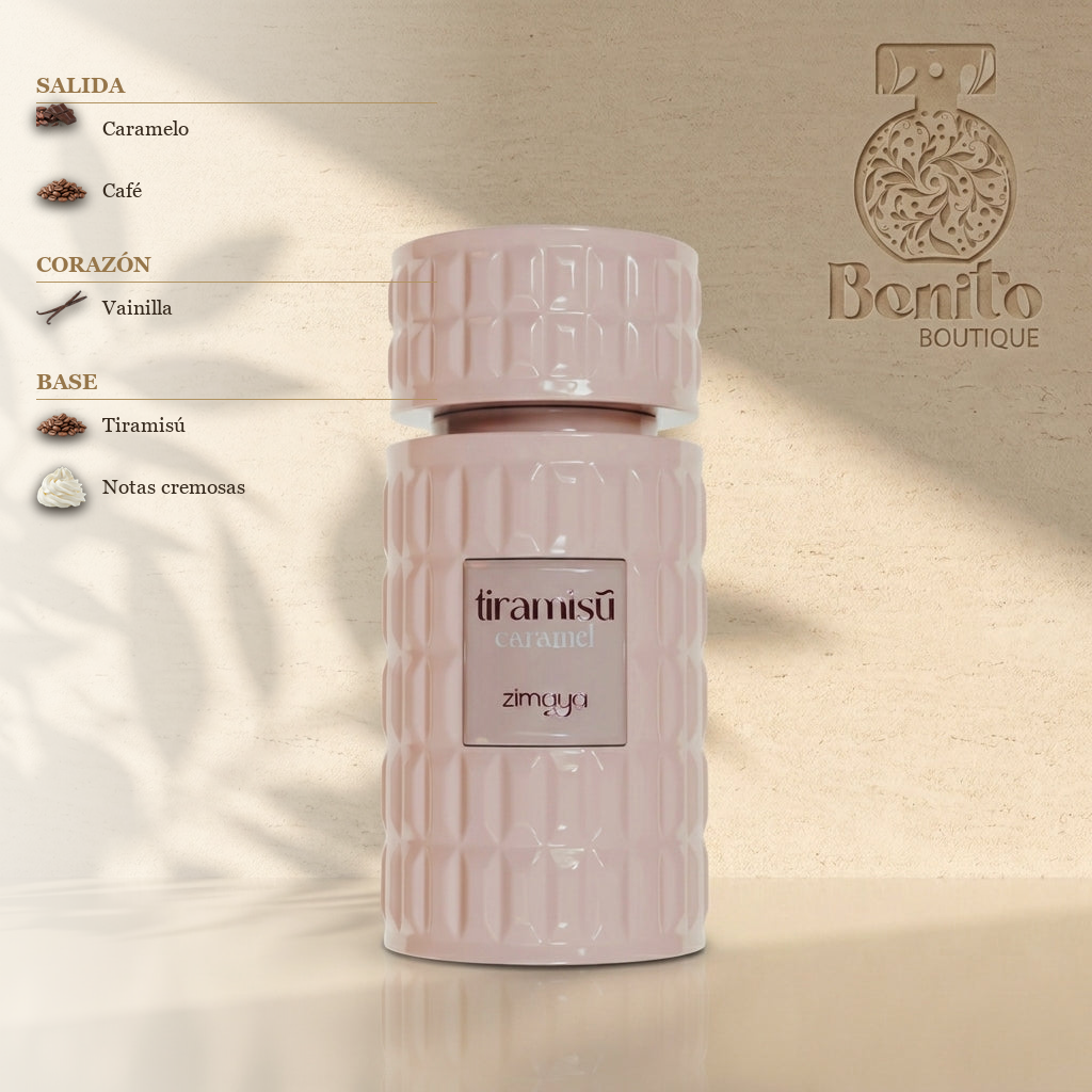 ZIMAYA TIRAMISU CARAMEL EDP - Notas olfativas